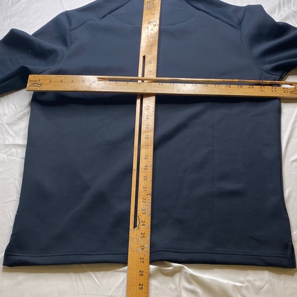 Kirkland Signature Men's Black Quarter Zip Pullover Sweater - Picture 13 of 13